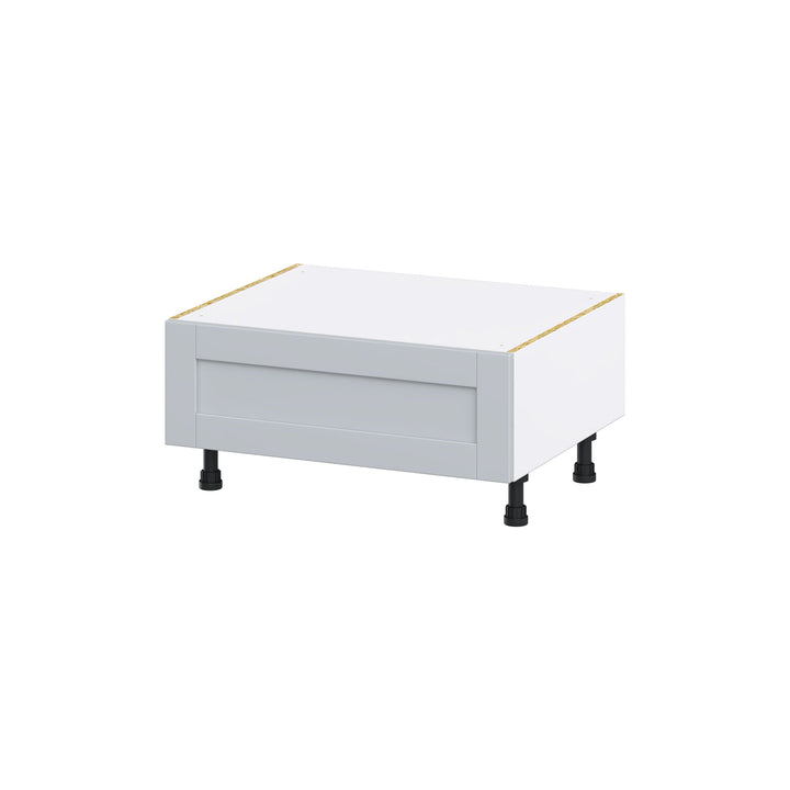 Hugo&Borg Charlesberg 30-in W x 14.5-in H x 24-in D Gray 1-Drawer Base Fully Assembled Cabinet