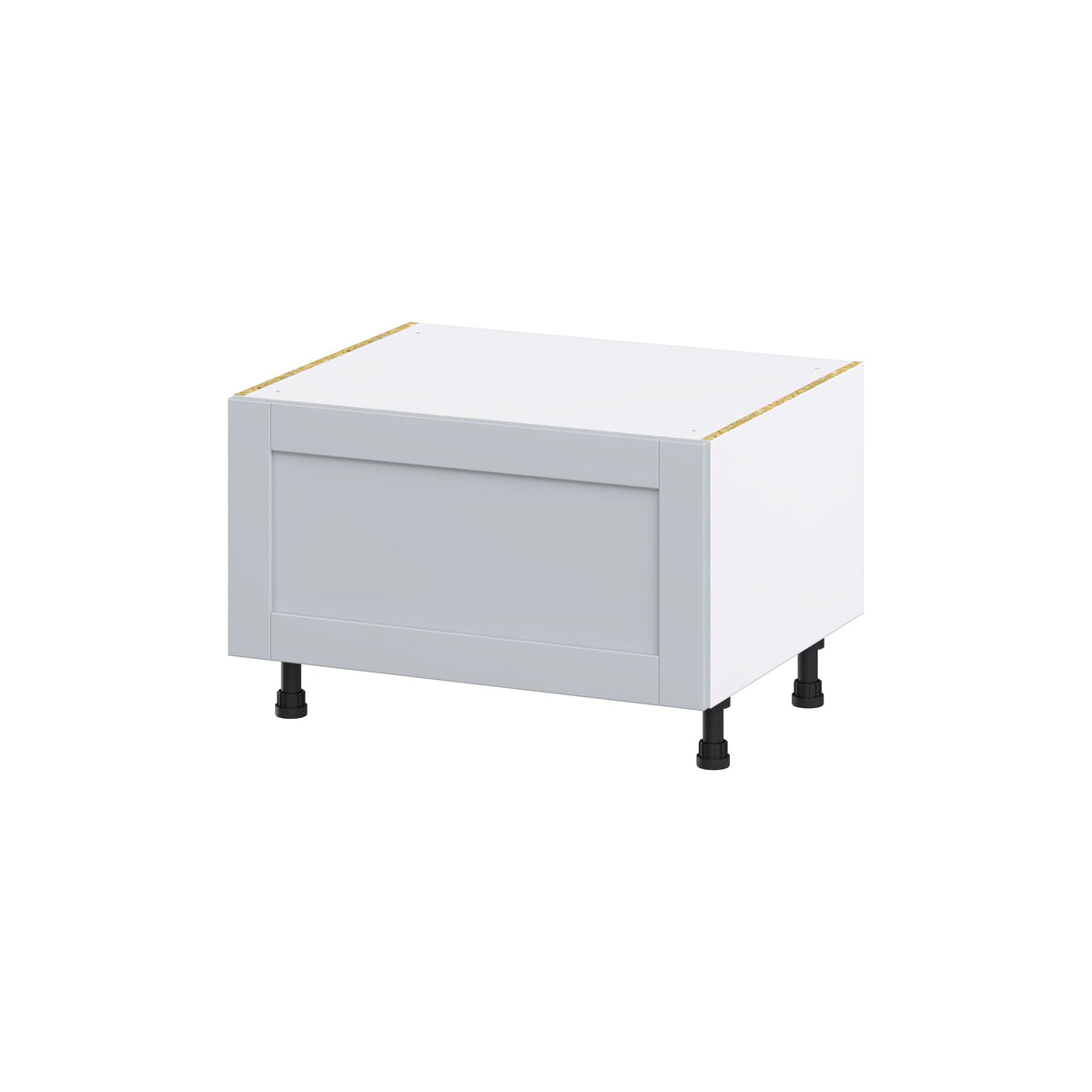 Hugo&Borg Charlesberg 30-in W x 19.5-in H x 24-in D Gray 1-Drawer Base Fully Assembled Cabinet