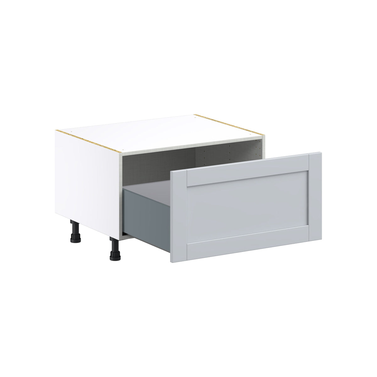 Hugo&Borg Charlesberg 30-in W x 19.5-in H x 24-in D Gray 1-Drawer Base Fully Assembled Cabinet