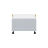 Hugo&Borg Charlesberg 30-in W x 19.5-in H x 24-in D Gray 1-Drawer Base Fully Assembled Cabinet