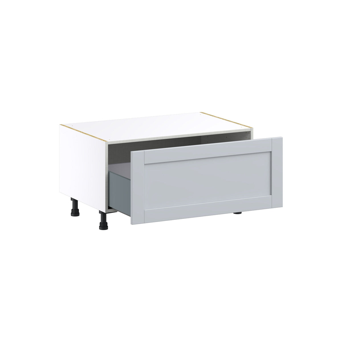 Hugo&Borg Charlesberg 36-in W x 19.5-in H x 24-in D Gray 1-Drawer Base Fully Assembled Cabinet
