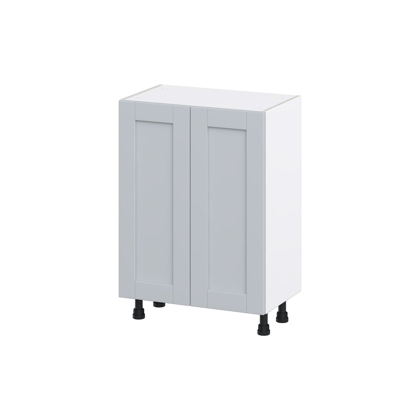 Hugo&Borg Charlesberg 24-in W x 34.5-in H x 14-in D Gray 3-Drawers Base Fully Assembled Cabinet (Flat Panel Shaker Style)