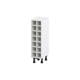 Hugo&Borg 14-Bottle Light Gray Mdf Wall-mounted Wine Cabinet