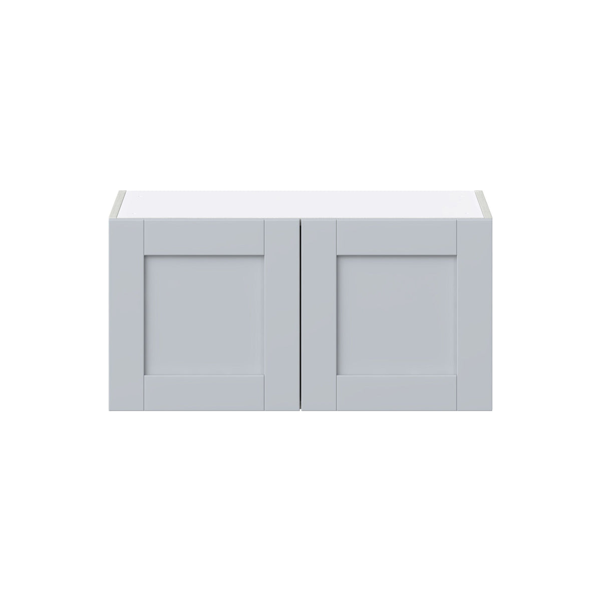 Hugo&Borg Charlesberg 30-in W x 15-in H x 14-in D Gray Wall Fully Assembled Cabinet (Flat Panel Shaker Door Style)
