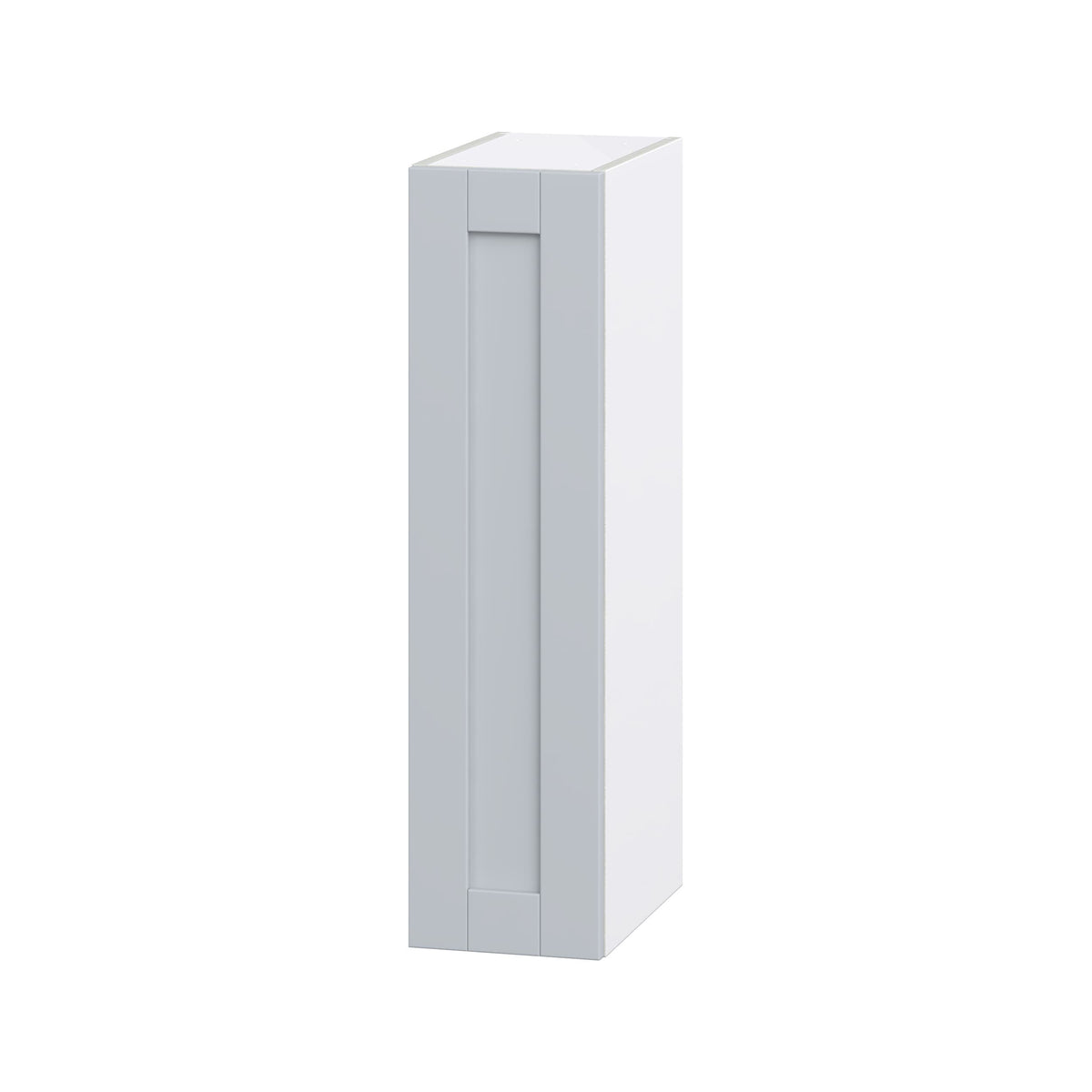 Hugo&Borg Charlesberg 9-in W x 35-in H x 14-in D Gray Wall Fully Assembled Cabinet (Flat Panel Shaker Door Style)