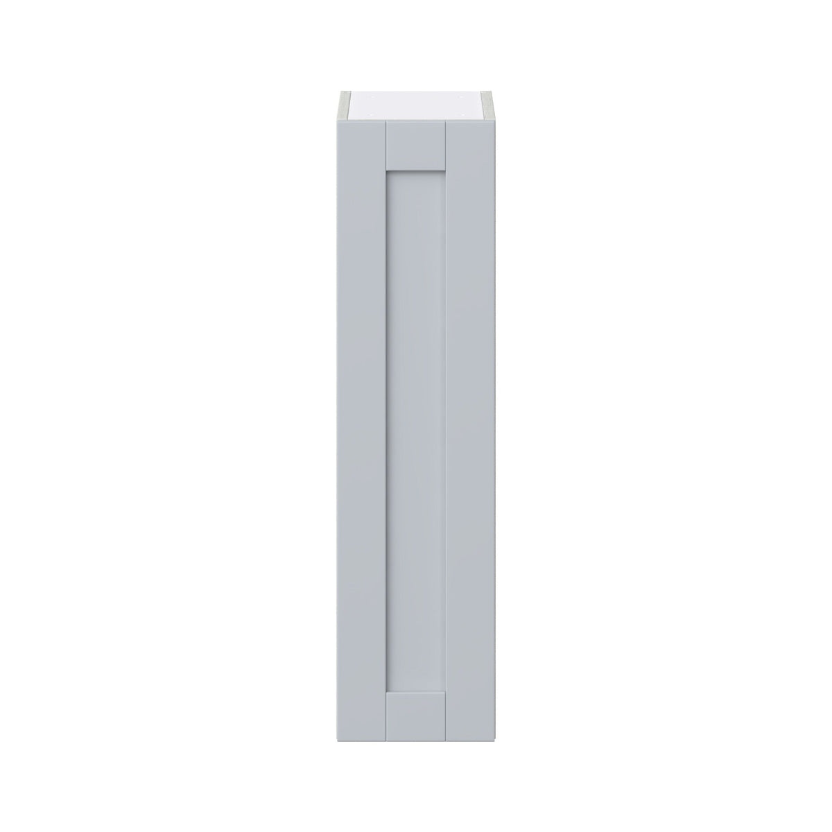 Hugo&Borg Charlesberg 9-in W x 35-in H x 14-in D Gray Wall Fully Assembled Cabinet (Flat Panel Shaker Door Style)