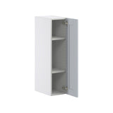 Hugo&Borg Charlesberg 9-in W x 35-in H x 14-in D Gray Wall Fully Assembled Cabinet (Flat Panel Shaker Door Style)