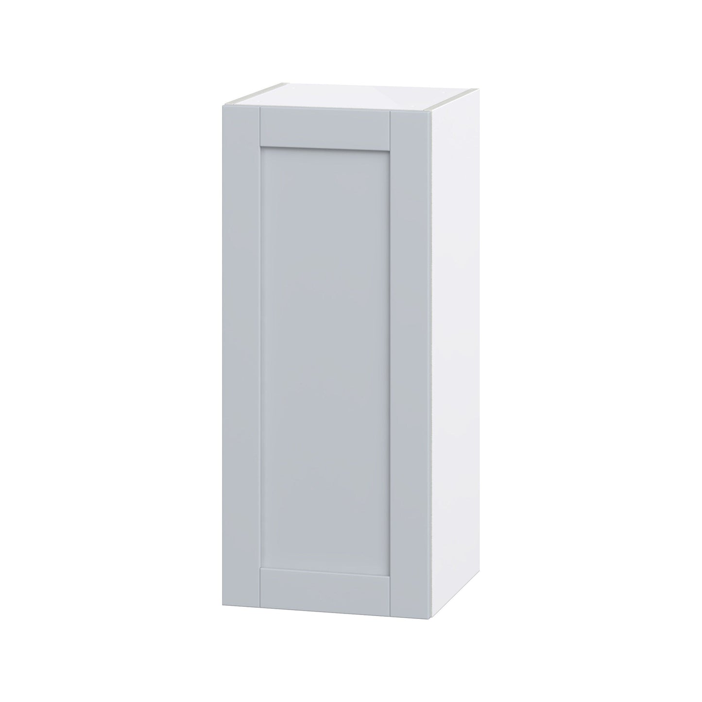 Hugo&Borg Charlesberg 15-in W x 35-in H x 14-in D Gray Wall Fully Assembled Cabinet (Flat Panel Shaker Door Style)