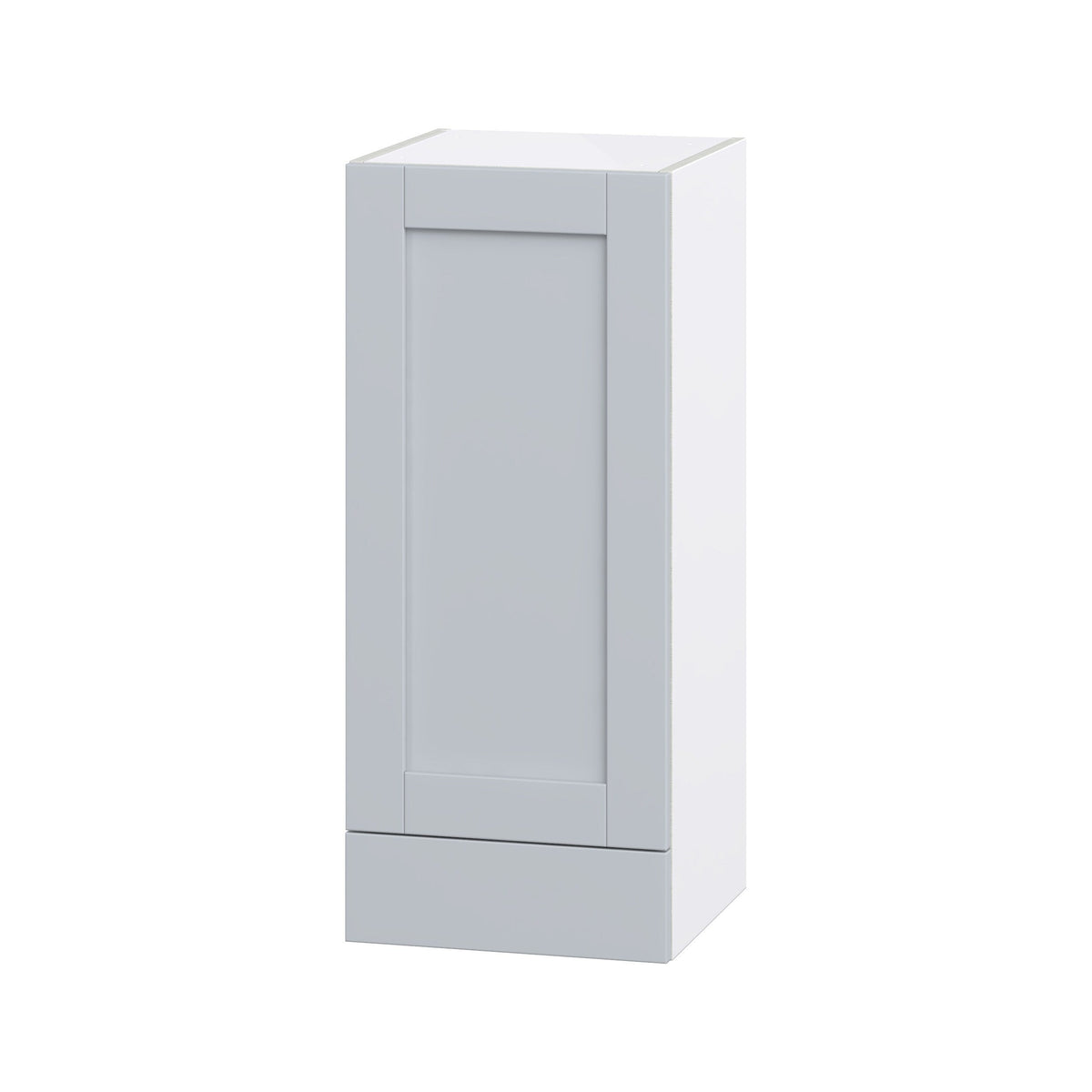 Hugo&Borg Charlesberg 15-in W x 35-in H x 14-in D Gray 1-Drawer Wall Fully Assembled Cabinet (Flat Panel Shaker Style)