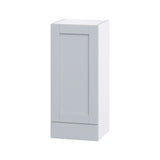 Hugo&Borg Charlesberg 15-in W x 35-in H x 14-in D Gray 1-Drawer Wall Fully Assembled Cabinet (Flat Panel Shaker Style)