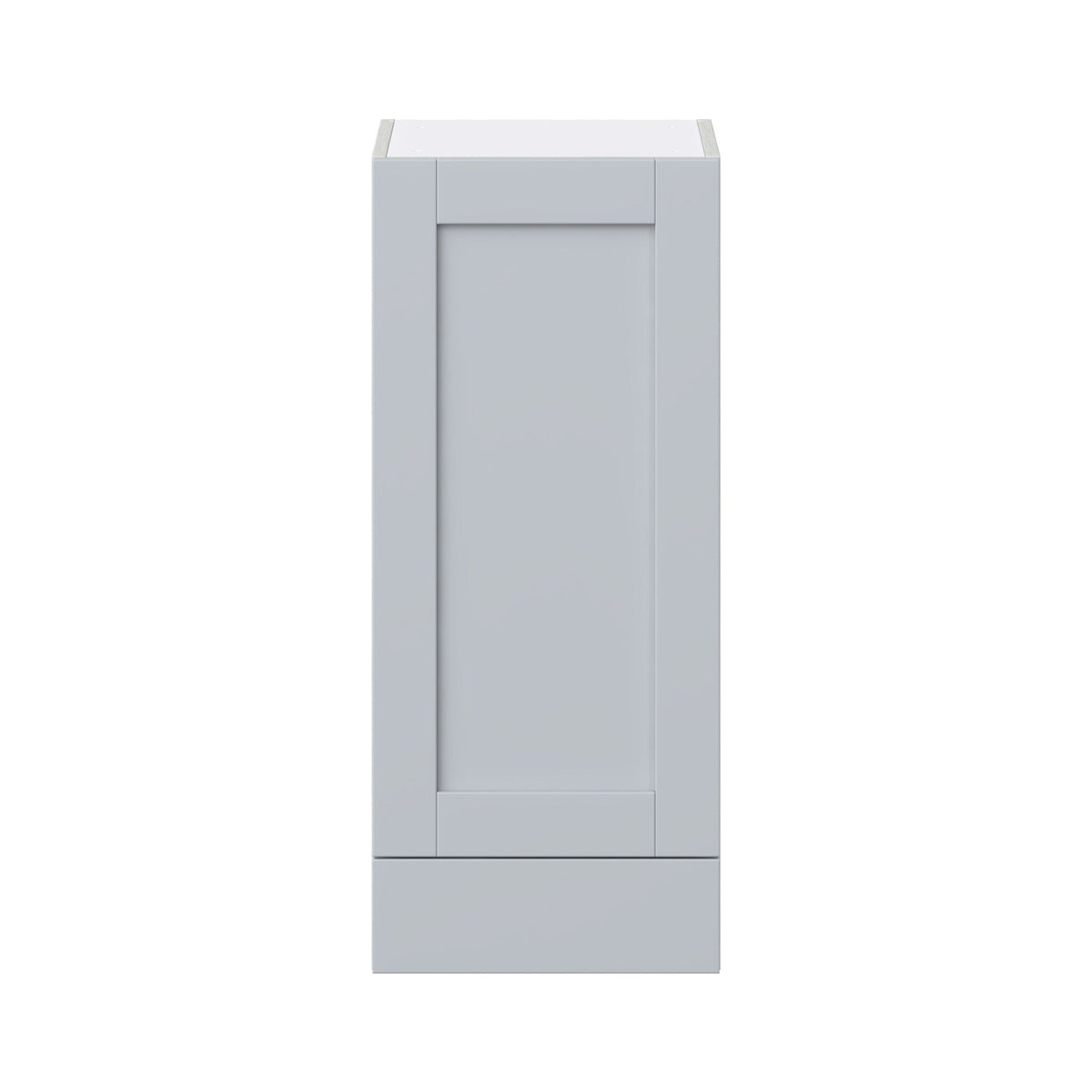 Hugo&Borg Charlesberg 15-in W x 35-in H x 14-in D Gray 1-Drawer Wall Fully Assembled Cabinet (Flat Panel Shaker Style)