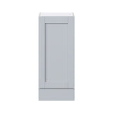 Hugo&Borg Charlesberg 15-in W x 35-in H x 14-in D Gray 1-Drawer Wall Fully Assembled Cabinet (Flat Panel Shaker Style)
