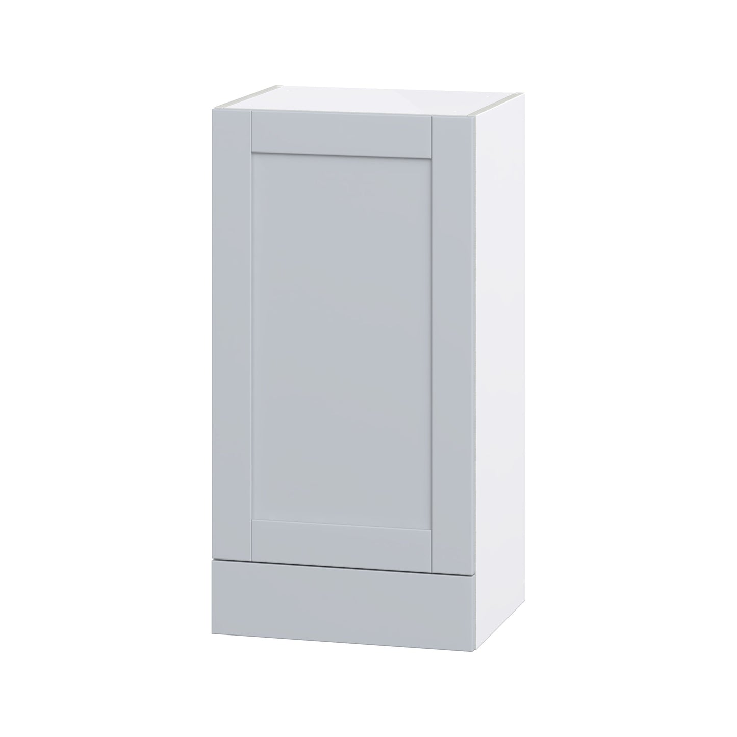 Hugo&Borg Charlesberg 18-in W x 35-in H x 14-in D Gray 1-Drawer Wall Fully Assembled Cabinet (Flat Panel Shaker Style)