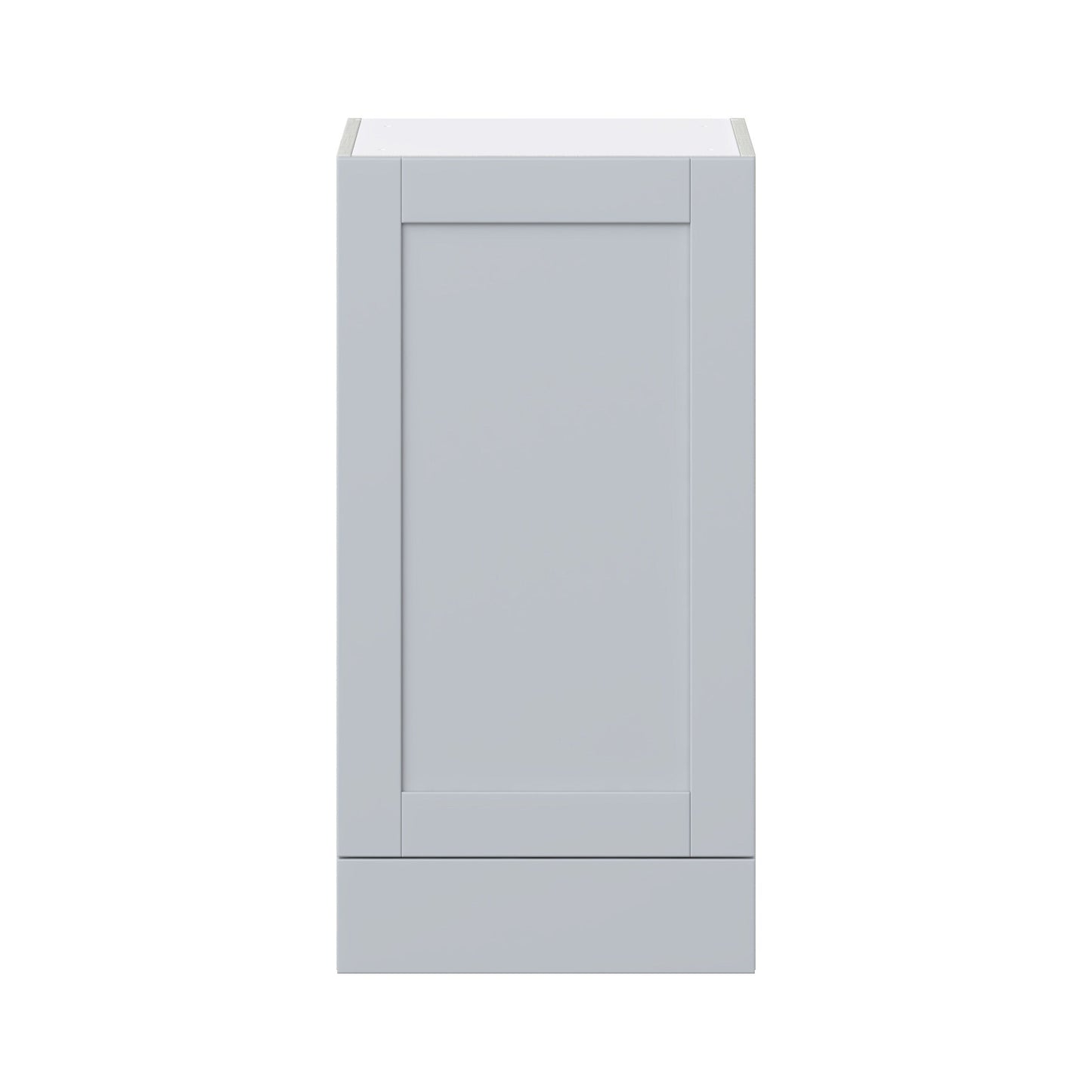 Hugo&Borg Charlesberg 18-in W x 35-in H x 14-in D Gray 1-Drawer Wall Fully Assembled Cabinet (Flat Panel Shaker Style)