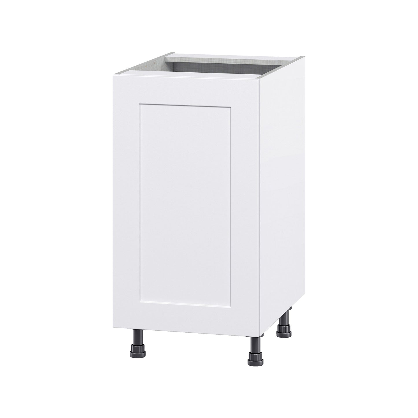 Hugo&Borg Jolie 18-in W x 34.5-in H x 24-in D Warm White Base Fully Assembled Cabinet (Flat Panel Shaker Door Style)