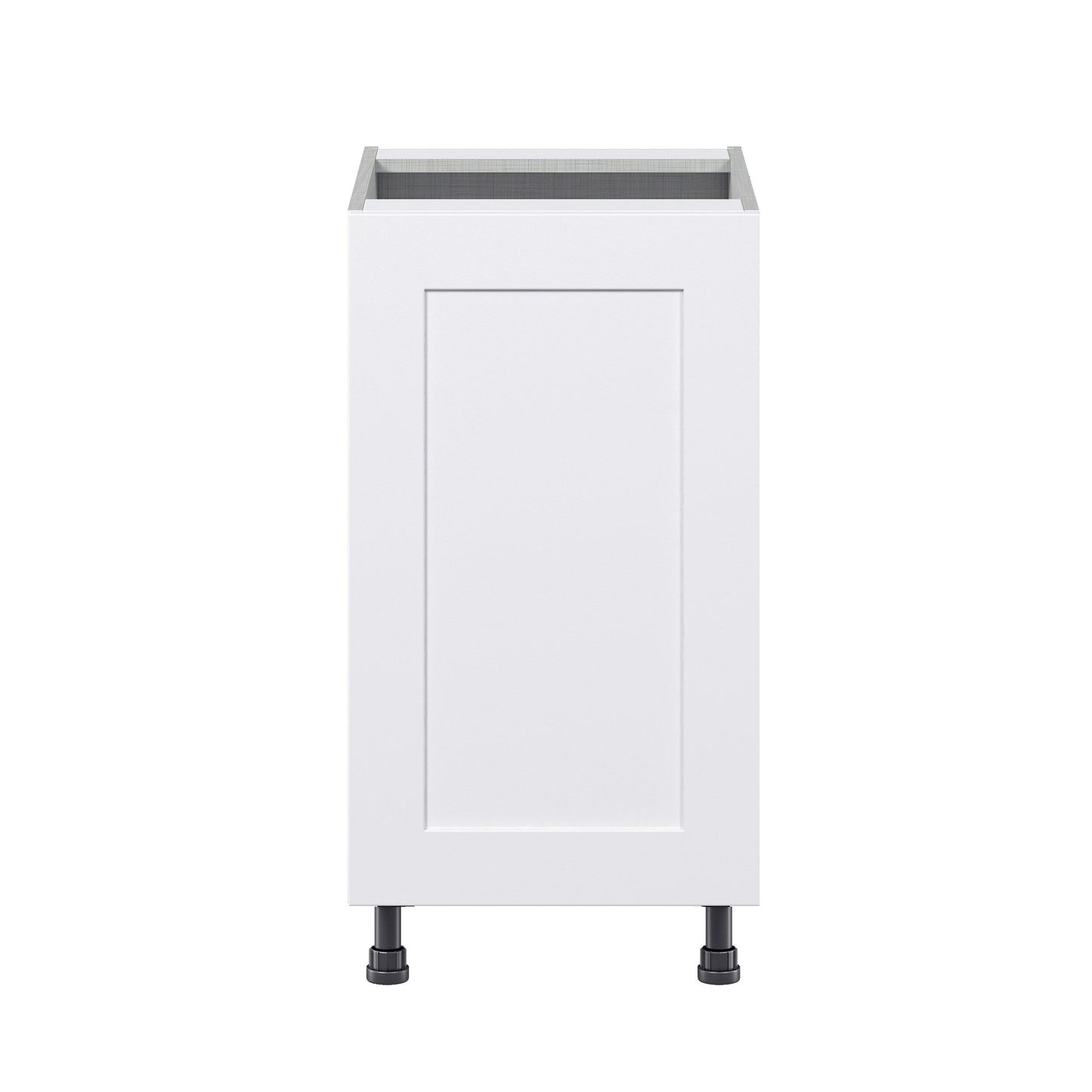 Hugo&Borg Jolie 18-in W x 34.5-in H x 24-in D Warm White Base Fully Assembled Cabinet (Flat Panel Shaker Door Style)