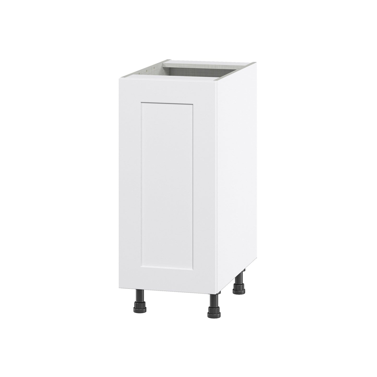 Hugo&Borg Jolie 15-in W x 34.5-in H x 24-in D Warm White 3-Drawers Base Fully Assembled Cabinet (Flat Panel Shaker Style)