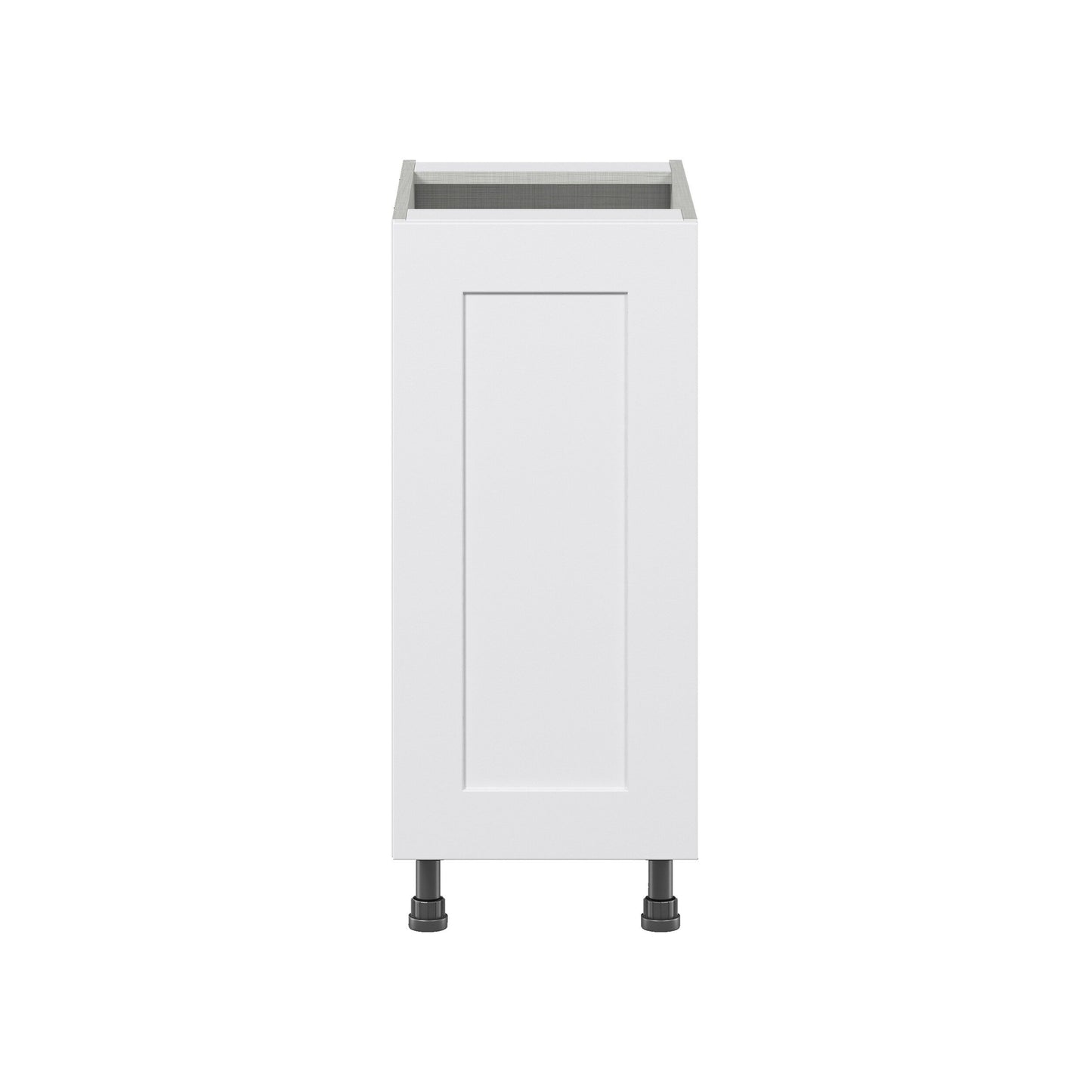 Hugo&Borg Jolie 15-in W x 34.5-in H x 24-in D Warm White 3-Drawers Base Fully Assembled Cabinet (Flat Panel Shaker Style)