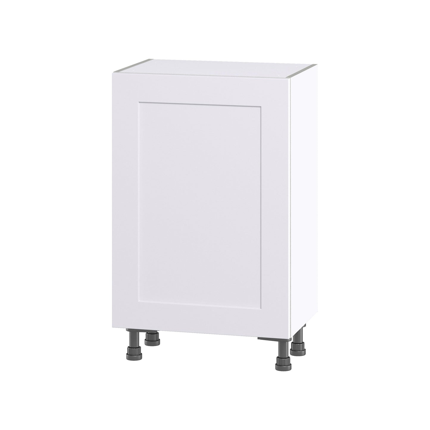 Hugo&Borg Jolie 21-in W x 34.5-in H x 14-in D Warm White Base Fully Assembled Cabinet (Flat Panel Shaker Door Style)