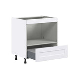 Hugo&Borg Jolie 30-in W x 34.5-in H x 24-in D Warm White 1-Drawer Base Fully Assembled Cabinet