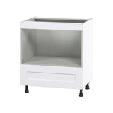 Hugo&Borg Jolie 30-in W x 34.5-in H x 24-in D Warm White 1-Drawer Base Fully Assembled Cabinet