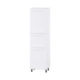 Hugo&Borg Jolie 24-in W x 89.5-in H x 24-in D Warm White Pantry Fully Assembled Cabinet (Flat Panel Shaker Door Style)