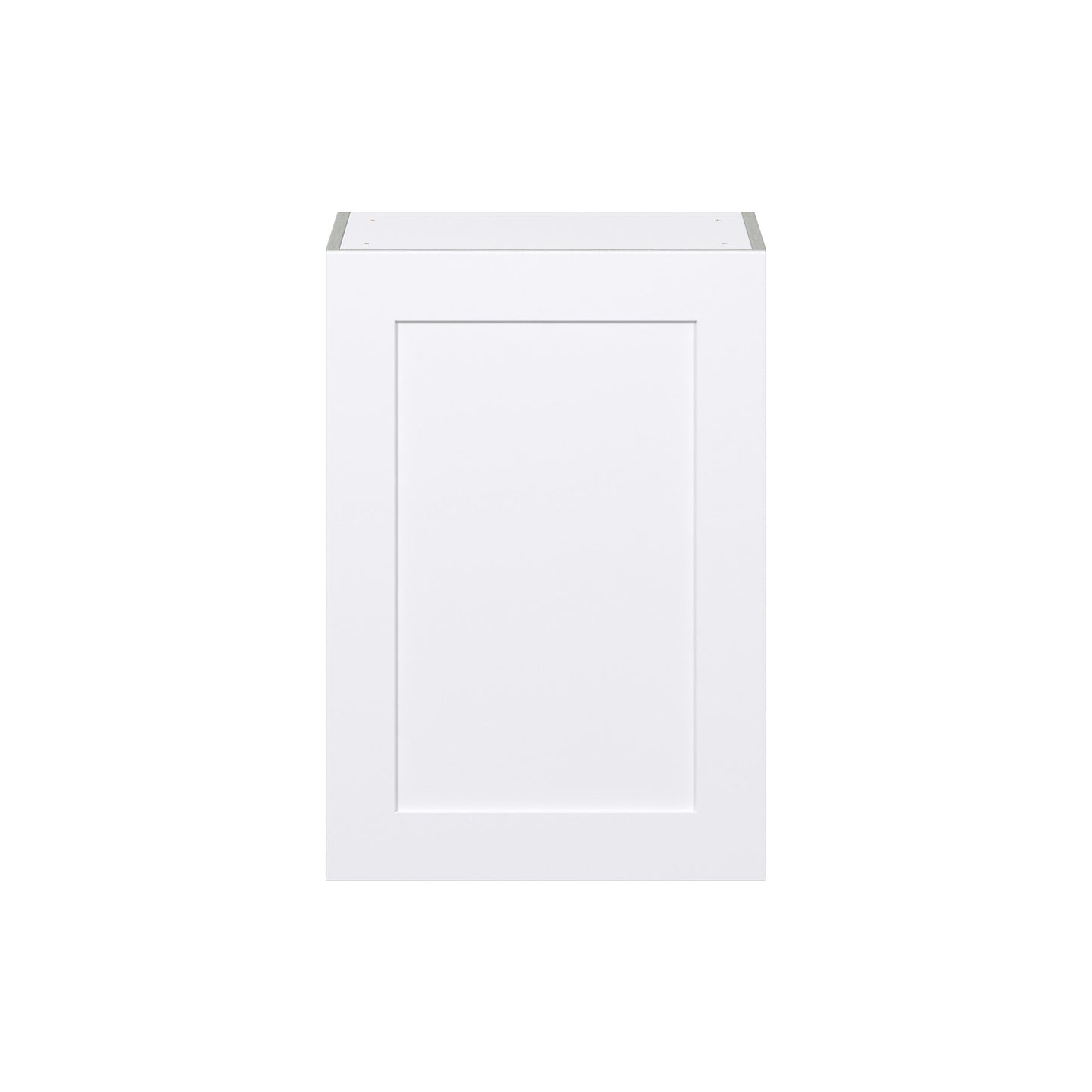 Hugo&Borg Jolie 21-in W x 30-in H x 14-in D Warm White Wall Fully Assembled Cabinet (Flat Panel Shaker Door Style)