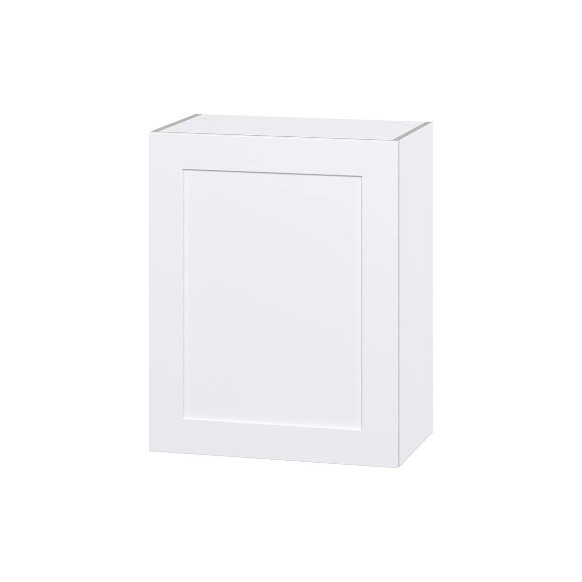Hugo&Borg Jolie 24-in W x 30-in H x 14-in D Warm White Wall Fully Assembled Cabinet (Flat Panel Shaker Door Style)