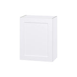 Hugo&Borg Jolie 24-in W x 30-in H x 14-in D Warm White Wall Fully Assembled Cabinet (Flat Panel Shaker Door Style)