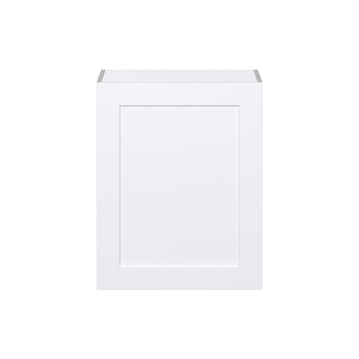 Hugo&Borg Jolie 24-in W x 30-in H x 14-in D Warm White Wall Fully Assembled Cabinet (Flat Panel Shaker Door Style)