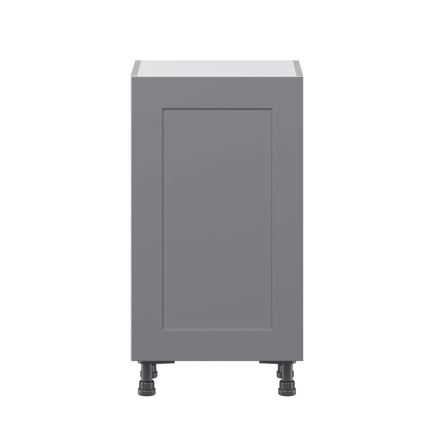Hugo&Borg Beaumont 18-in W x 34.5-in H x 24-in D Slate Gray 3-Drawers Base Fully Assembled Cabinet (Flat Panel Shaker Style)