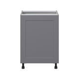 Hugo&Borg Beaumont 24-in W x 34.5-in H x 24-in D Slate Gray 3-Drawers Base Fully Assembled Cabinet (Flat Panel Shaker Style)