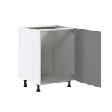 Hugo&Borg Beaumont 24-in W x 34.5-in H x 24-in D Slate Gray Sink Base Fully Assembled Cabinet (Flat Panel Shaker Style)
