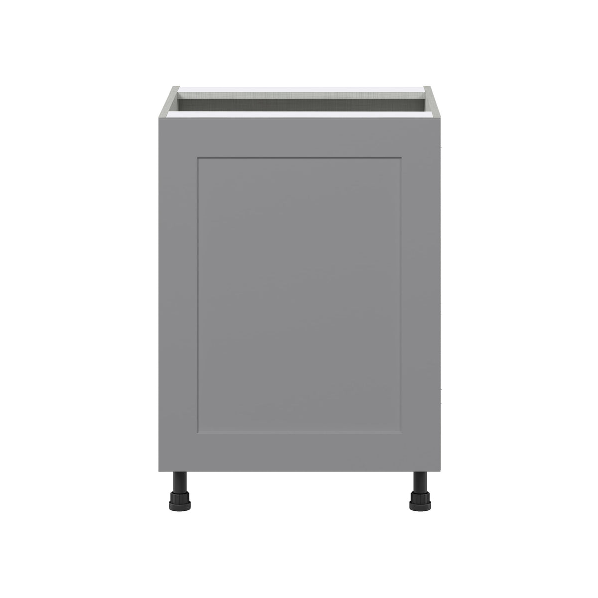 Hugo&Borg Beaumont 24-in W x 34.5-in H x 24-in D Slate Gray Sink Base Fully Assembled Cabinet (Flat Panel Shaker Style)