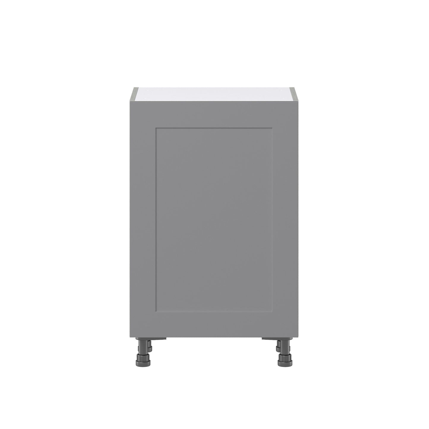 Hugo&Borg Beaumont 21-in W x 34.5-in H x 14-in D Slate Gray Base Fully Assembled Cabinet (Flat Panel Shaker Door Style)