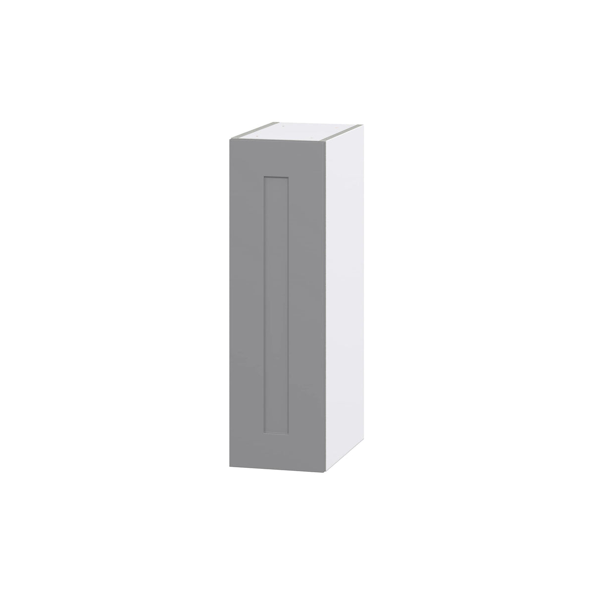 Hugo&Borg Beaumont 9-in W x 30-in H x 14-in D Slate Gray Wall Fully Assembled Cabinet (Flat Panel Shaker Door Style)