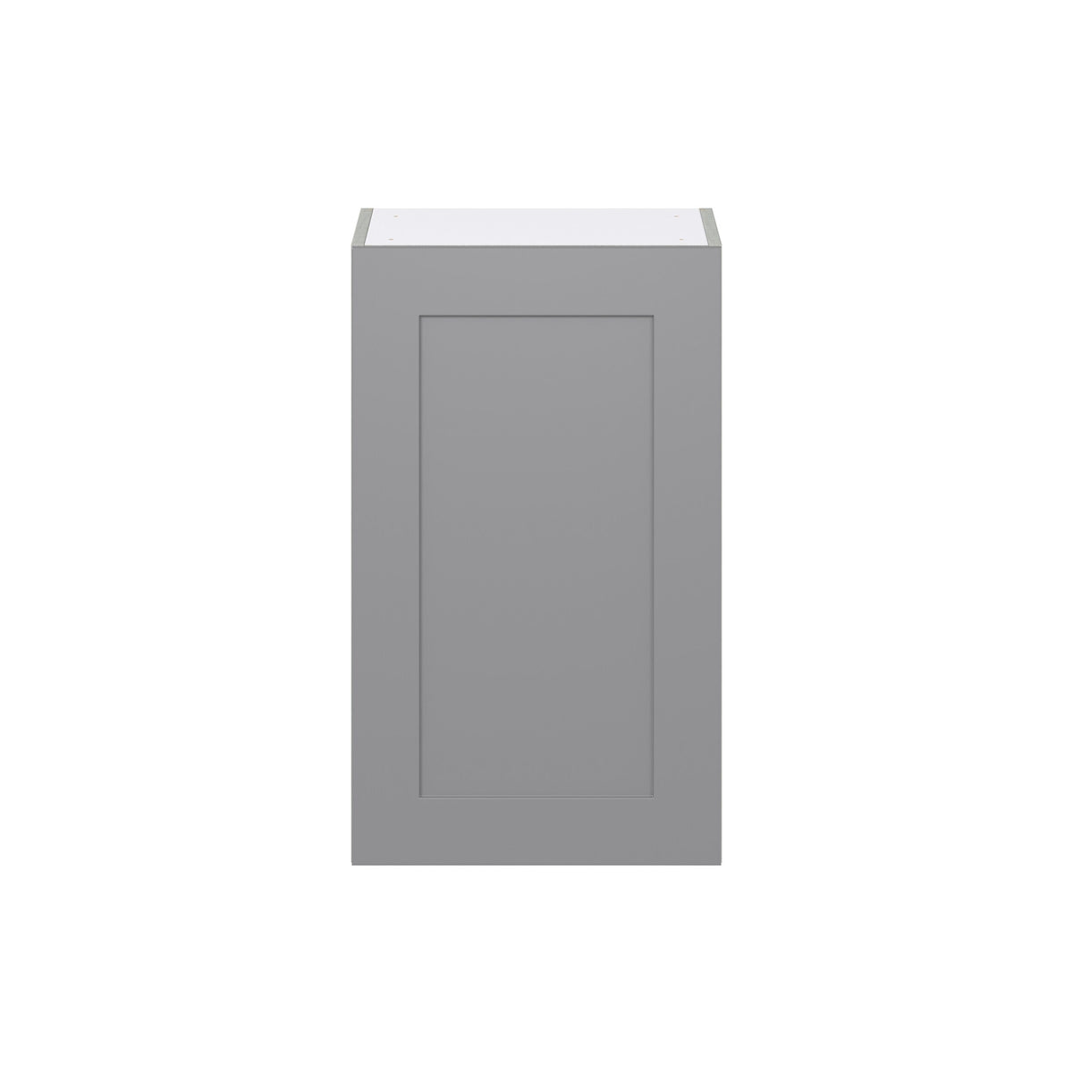 Hugo&Borg Beaumont 18-in W x 30-in H x 14-in D Slate Gray Wall Fully Assembled Cabinet (Flat Panel Shaker Door Style)