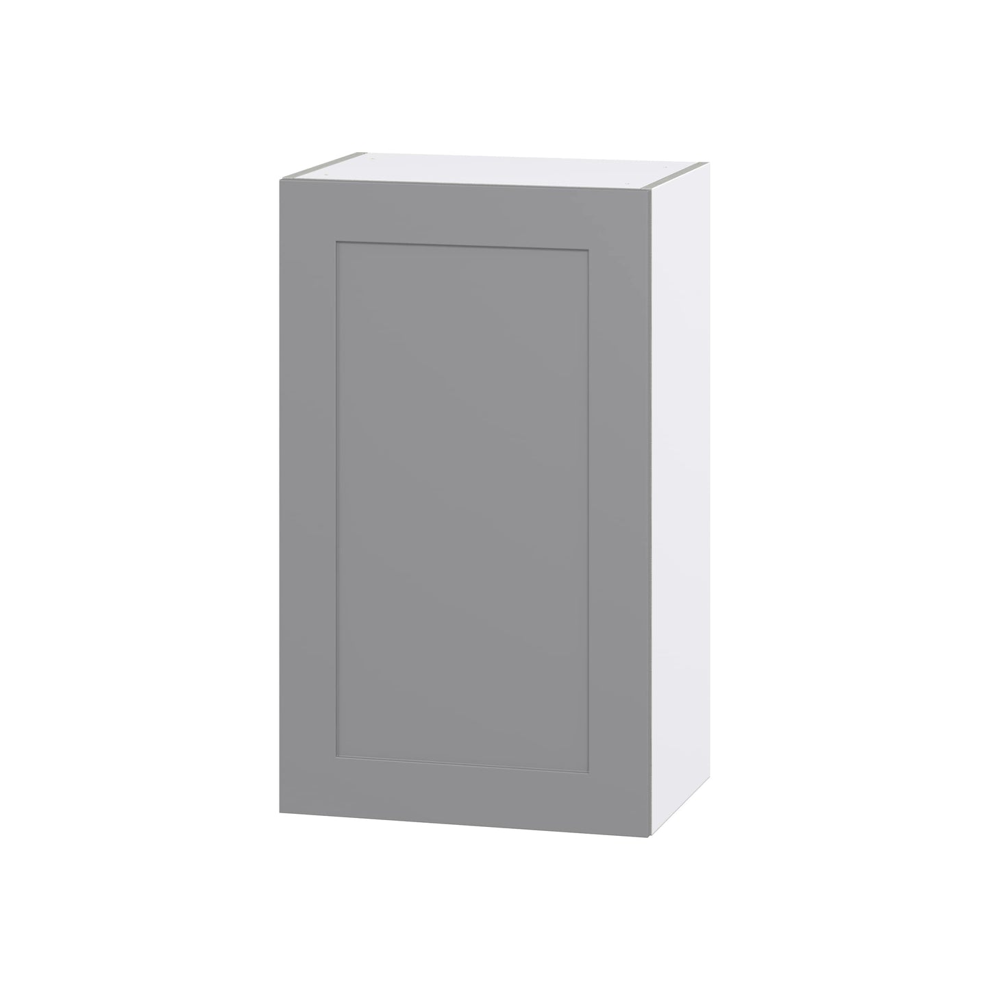 Hugo&Borg Beaumont 21-in W x 35-in H x 14-in D Slate Gray Wall Fully Assembled Cabinet (Flat Panel Shaker Door Style)