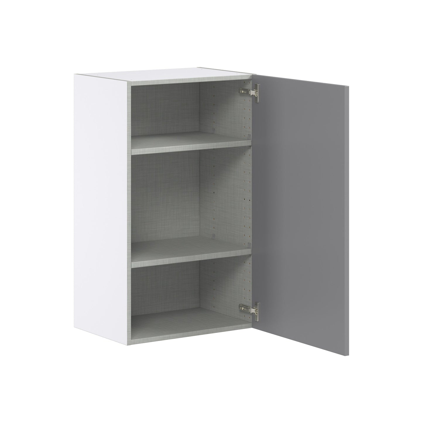 Hugo&Borg Beaumont 21-in W x 35-in H x 14-in D Slate Gray Wall Fully Assembled Cabinet (Flat Panel Shaker Door Style)