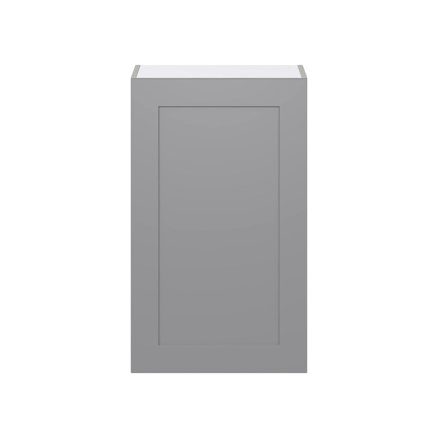 Hugo&Borg Beaumont 21-in W x 35-in H x 14-in D Slate Gray Wall Fully Assembled Cabinet (Flat Panel Shaker Door Style)