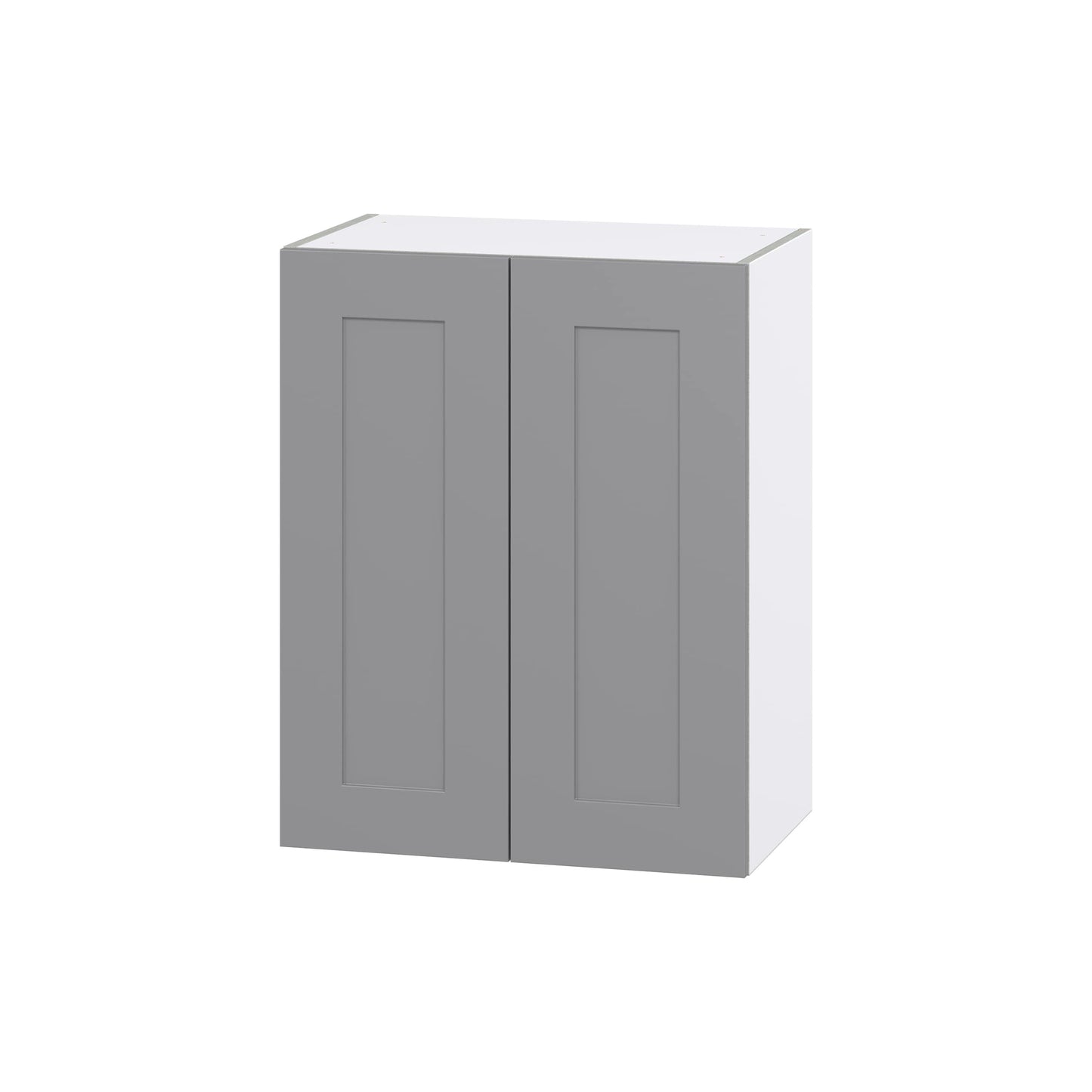 Hugo&Borg Beaumont 24-in W x 30-in H x 14-in D Slate Gray Wall Fully Assembled Cabinet (Flat Panel Shaker Door Style)