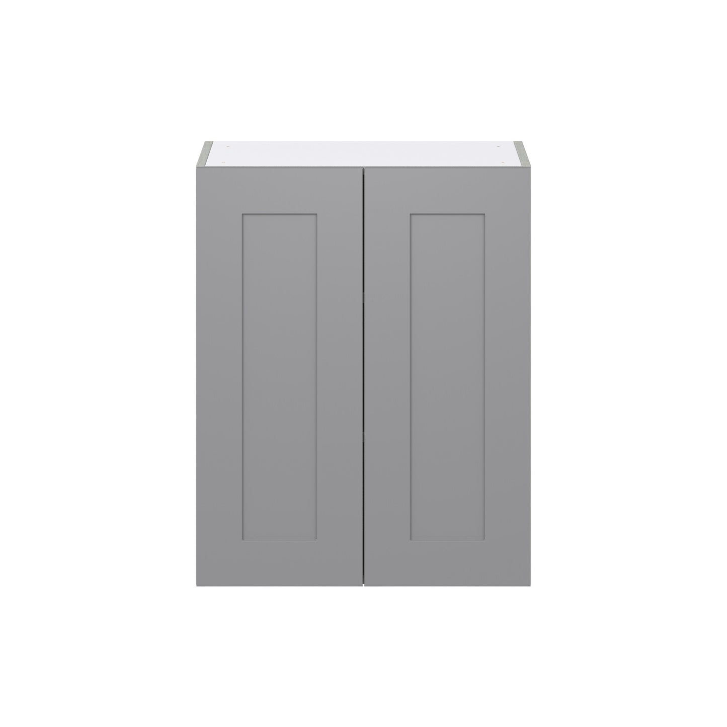 Hugo&Borg Beaumont 24-in W x 30-in H x 14-in D Slate Gray Wall Fully Assembled Cabinet (Flat Panel Shaker Door Style)