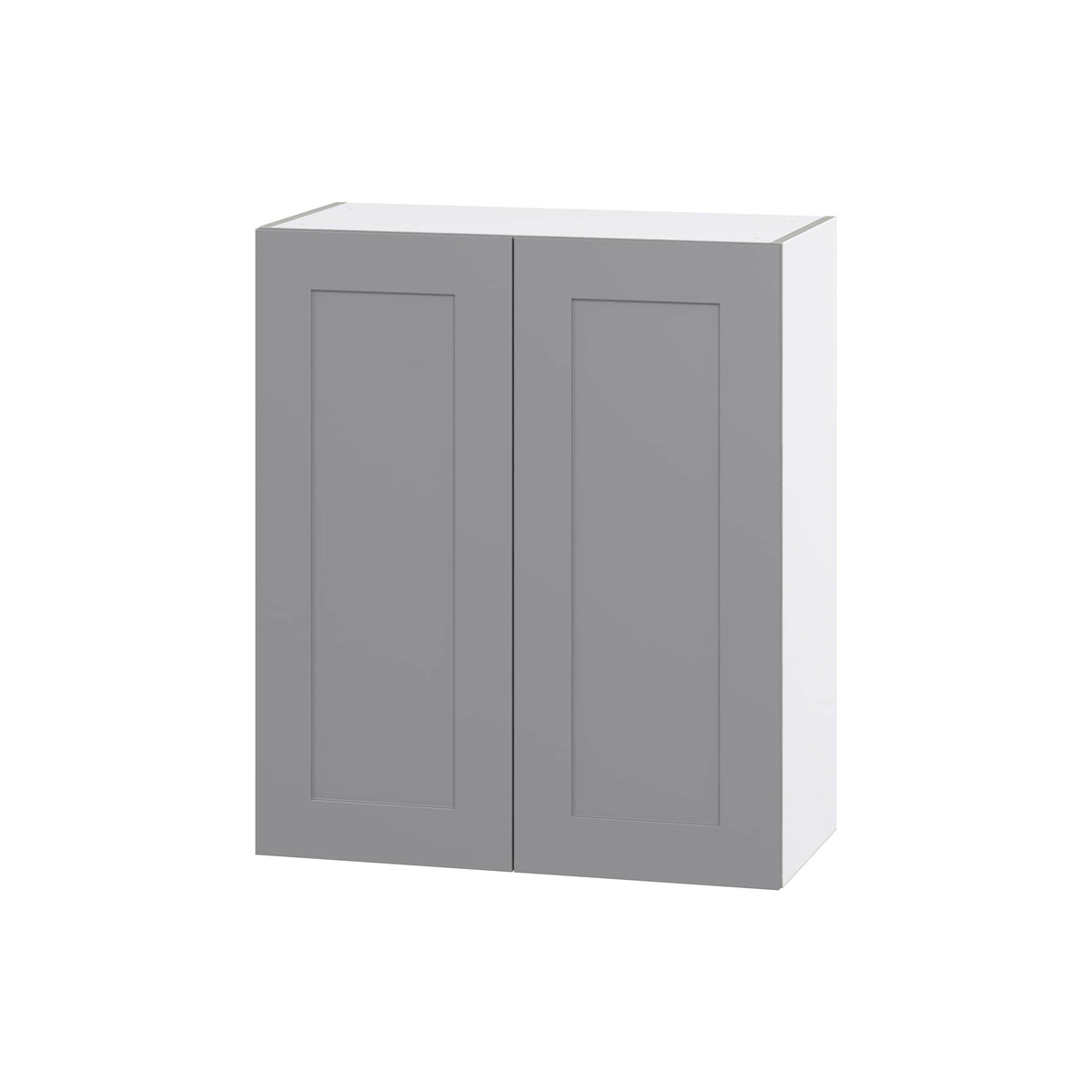 Hugo&Borg Beaumont 30-in W x 35-in H x 14-in D Slate Gray Wall Fully Assembled Cabinet (Flat Panel Shaker Door Style)