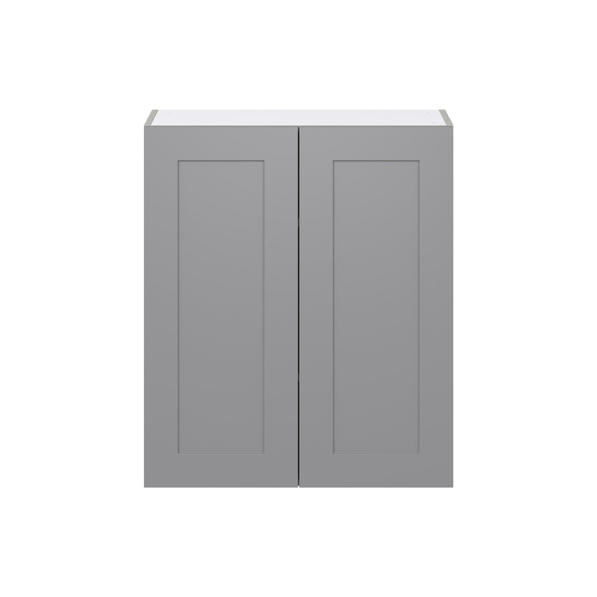 Hugo&Borg Beaumont 30-in W x 35-in H x 14-in D Slate Gray Wall Fully Assembled Cabinet (Flat Panel Shaker Door Style)