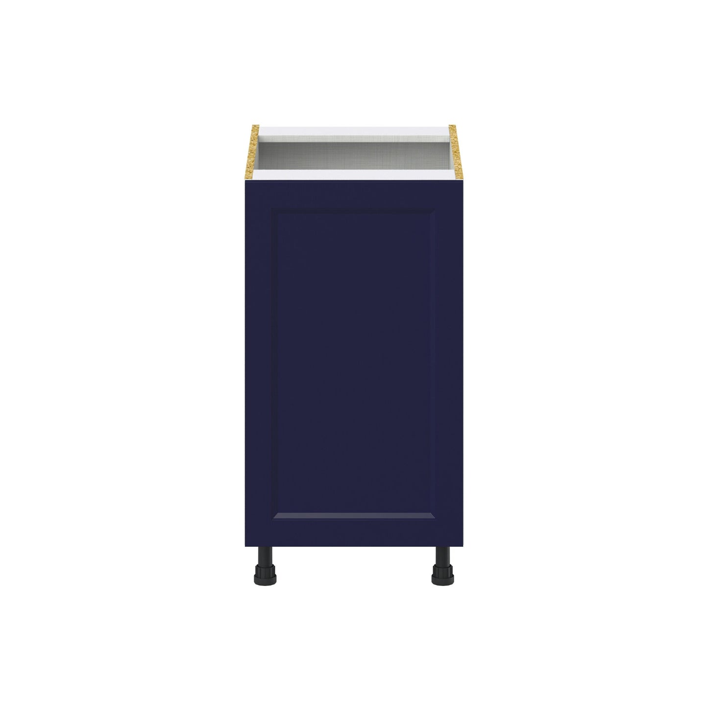 Hugo&Borg Lorette 18-in W x 34.5-in H x 24-in D Navy Blue Base Fully Assembled Cabinet (Recessed Panel Shaker Door Style)