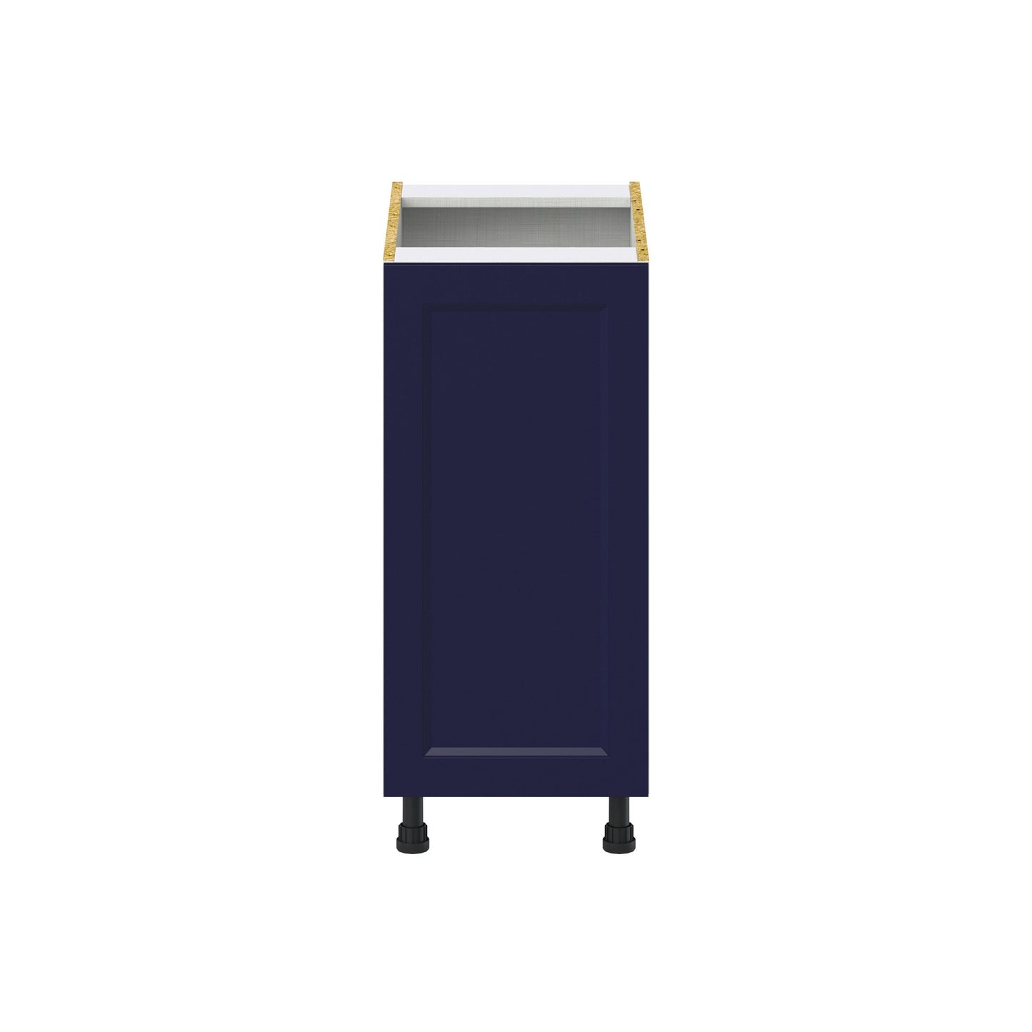 Hugo&Borg Lorette 15-in W x 34.5-in H x 24-in D Navy Blue 3-Drawers Base Fully Assembled Cabinet (Recessed Panel Shaker Style)