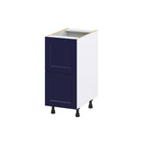 Hugo&Borg Lorette 15-in W x 34.5-in H x 25-in D Navy Blue 2-Drawer Base Fully Assembled Cabinet