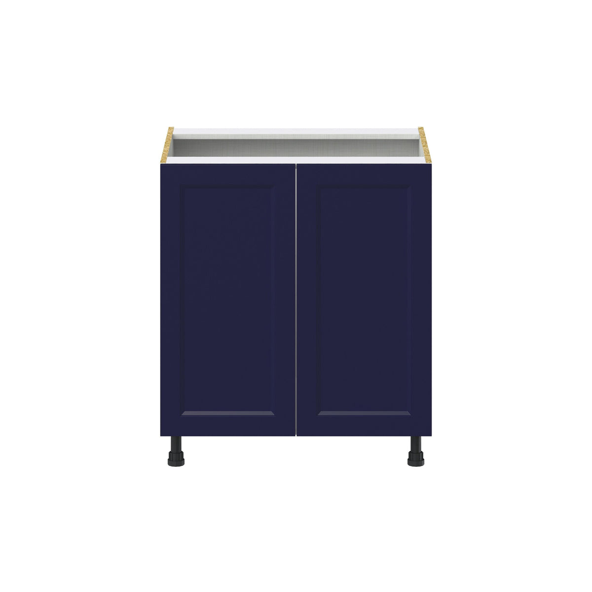 Hugo&Borg Lorette 30-in W x 34.5-in H x 24-in D Navy Blue Sink Base Fully Assembled Cabinet (Recessed Panel Shaker Style)