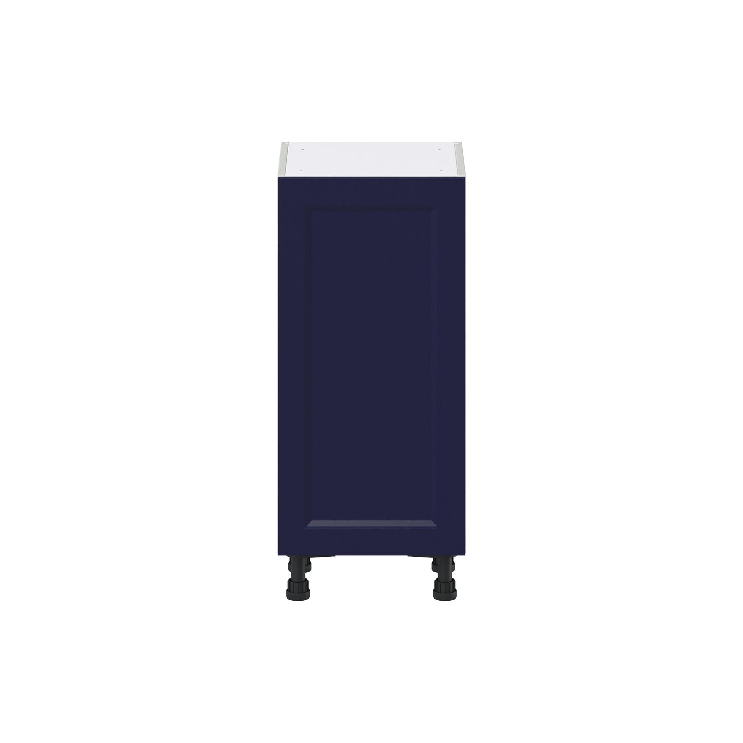 Hugo&Borg Lorette 15-in W x 34.5-in H x 14-in D Navy Blue Base Fully Assembled Cabinet (Recessed Panel Shaker Door Style)