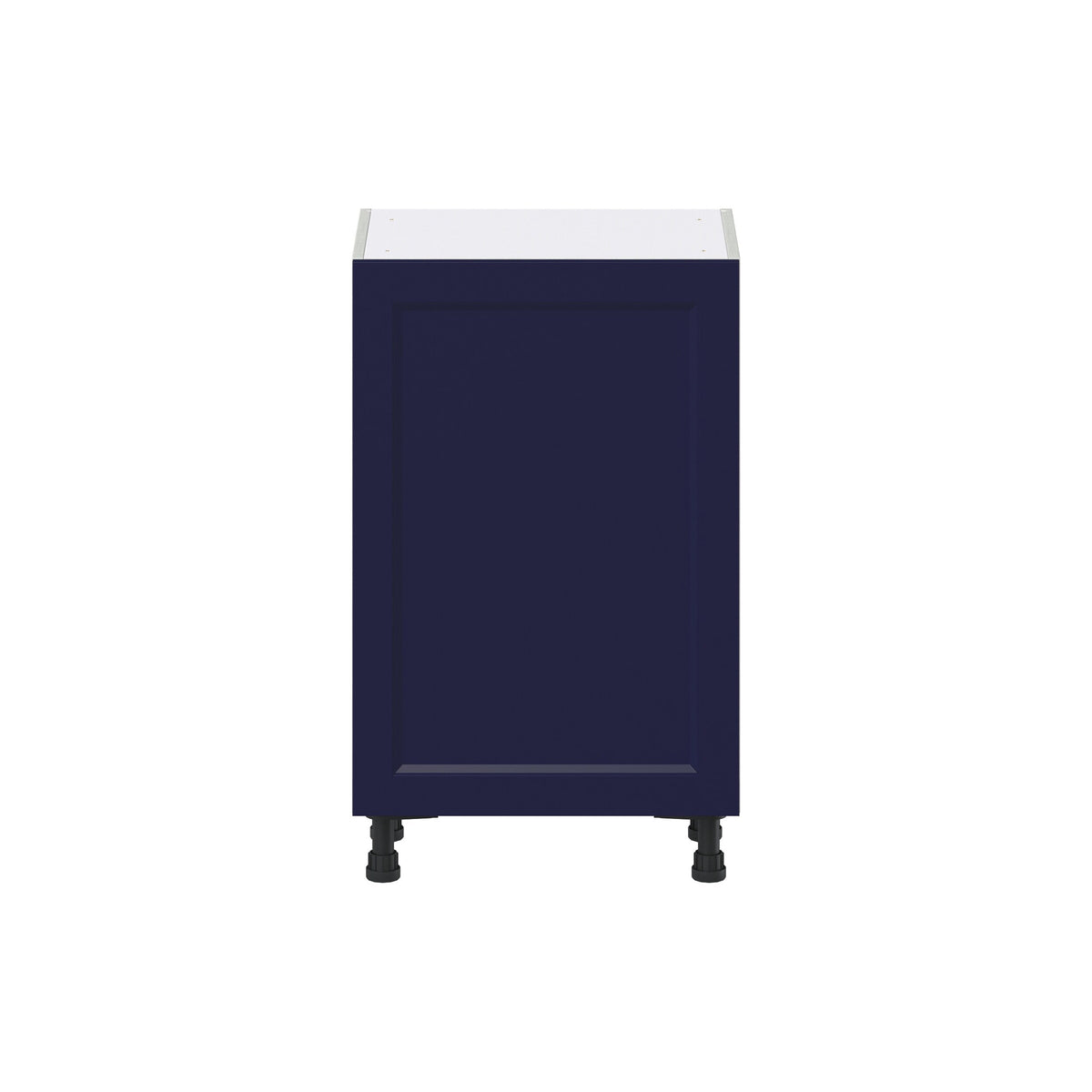 Hugo&Borg Lorette 21-in W x 34.5-in H x 14-in D Navy Blue Base Fully Assembled Cabinet (Recessed Panel Shaker Door Style)